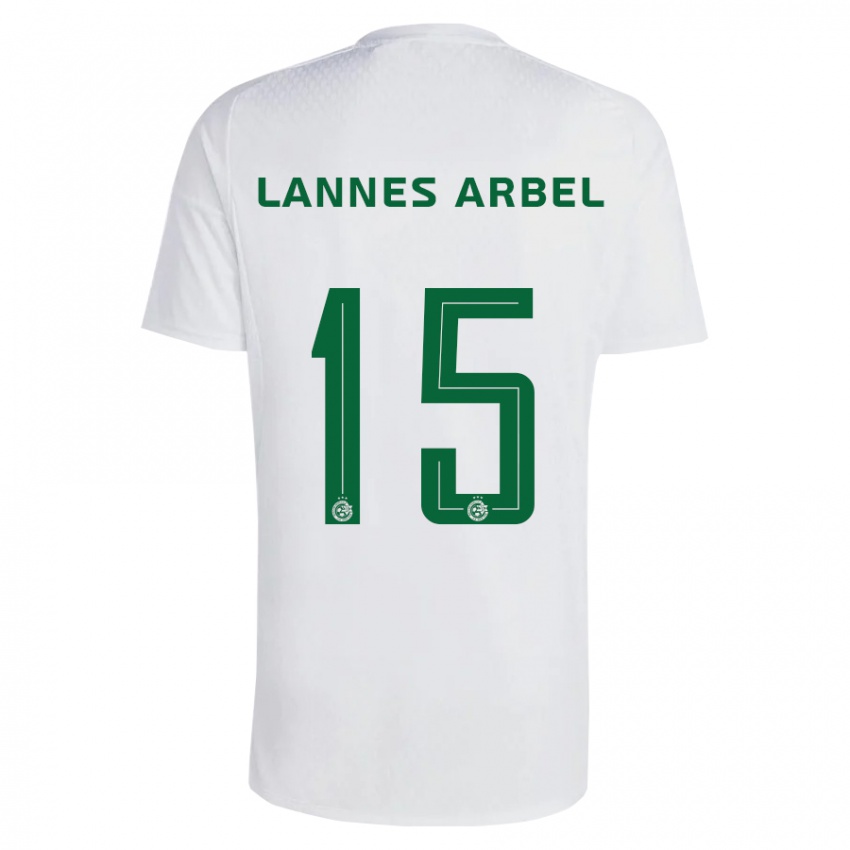 Kinderen Tomer Lannes Arbel #15 Groen Blauw Uitshirt Uittenue 2023/24 T-Shirt