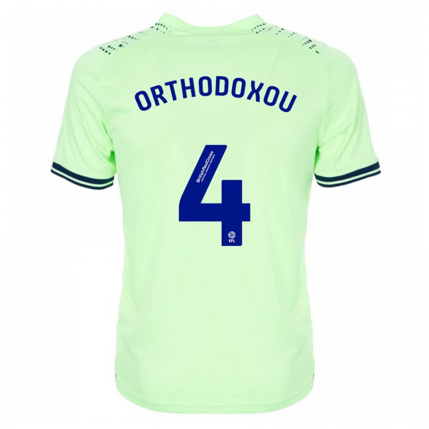 Kinderen Francesca Orthodoxou #4 Marine Uitshirt Uittenue 2023/24 T-Shirt