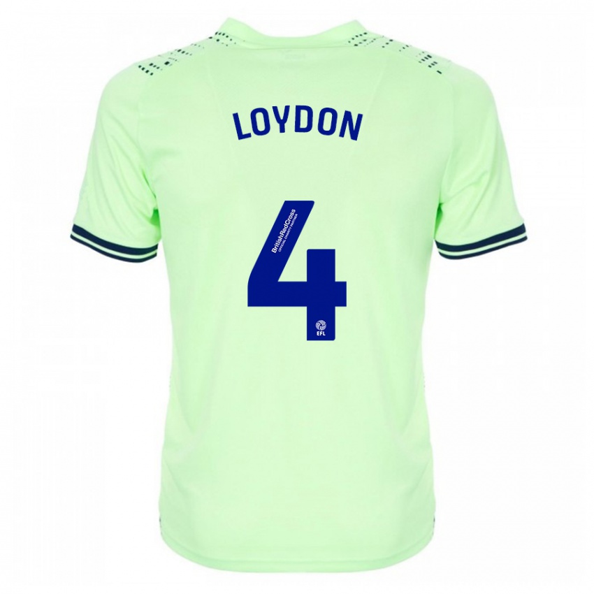 Kinderen Abi Loydon #4 Marine Uitshirt Uittenue 2023/24 T-Shirt