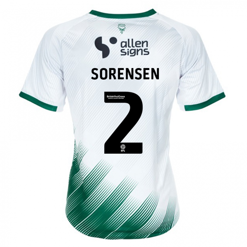 Kinderen Lasse Sörensen #2 Wit Uitshirt Uittenue 2023/24 T-Shirt