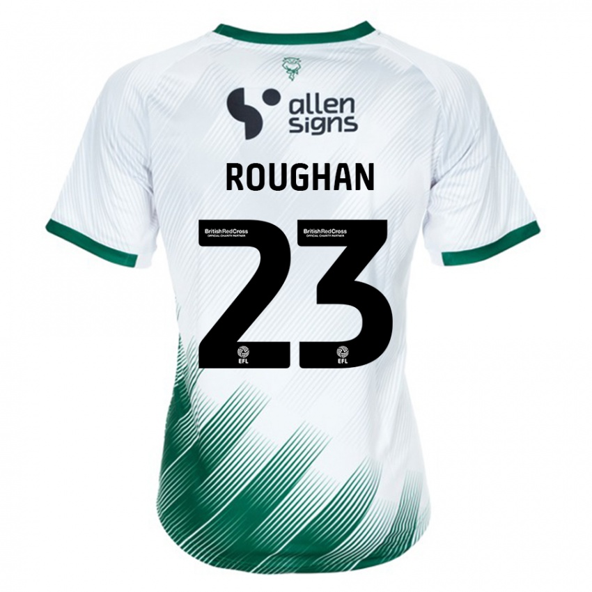 Kinderen Sean Roughan #23 Wit Uitshirt Uittenue 2023/24 T-Shirt