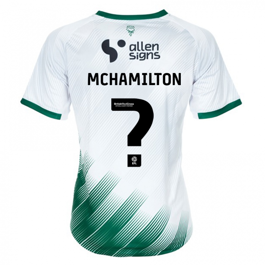 Kinderen Toni Mchamilton #0 Wit Uitshirt Uittenue 2023/24 T-Shirt