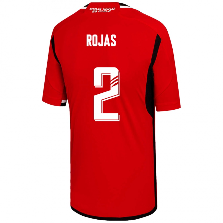 Kinderen Jeyson Rojas #2 Rood Uitshirt Uittenue 2023/24 T-Shirt