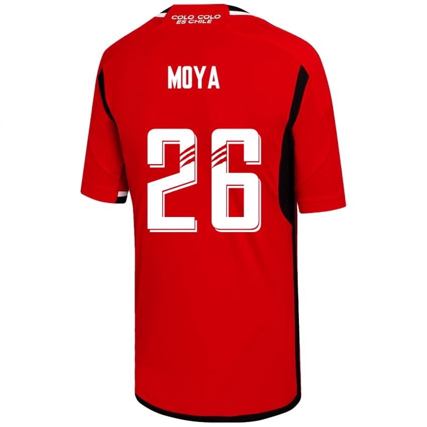 Kinderen Matías Moya #26 Rood Uitshirt Uittenue 2023/24 T-Shirt