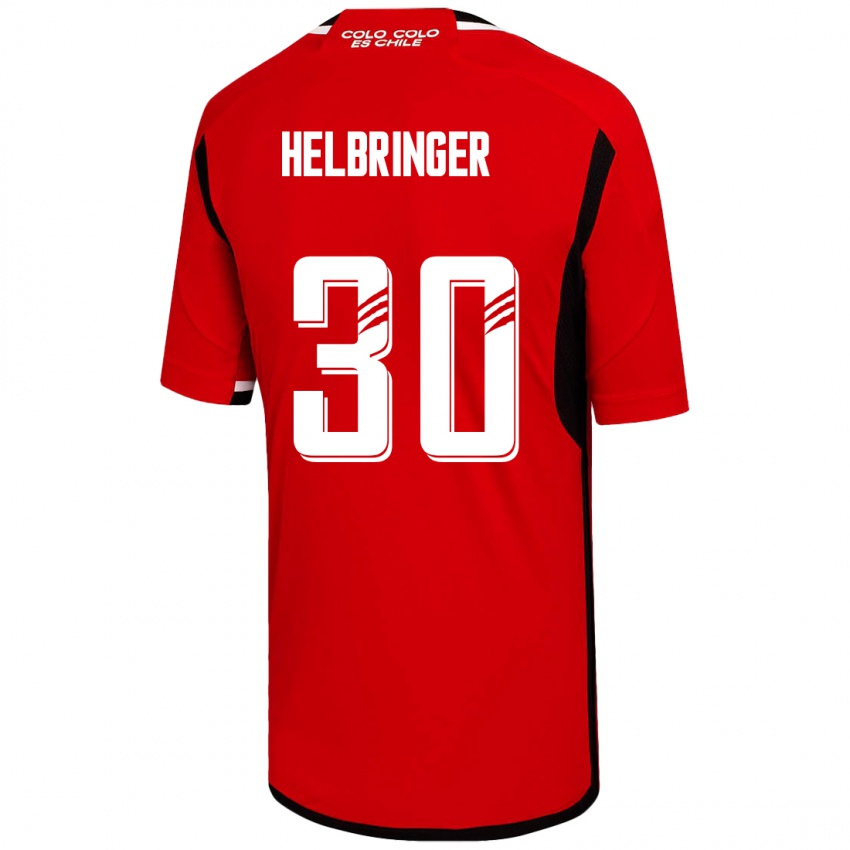 Kinderen Aixa Helbringer #30 Rood Uitshirt Uittenue 2023/24 T-Shirt