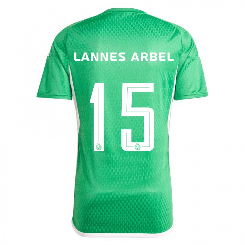 Heren Tomer Lannes Arbel #15 Wit Blauw Thuisshirt Thuistenue 2023/24 T-Shirt