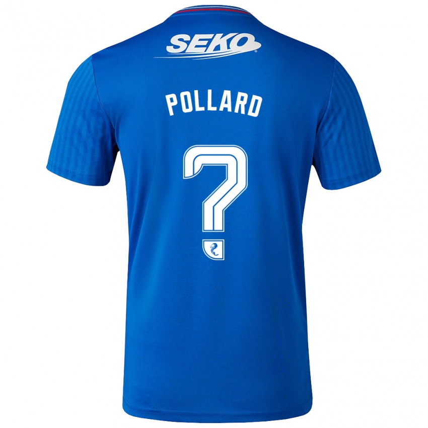 Heren Lancelot Pollard #0 Blauw Thuisshirt Thuistenue 2023/24 T-Shirt