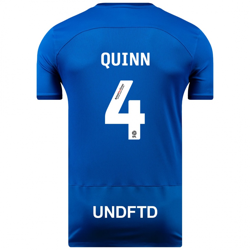 Heren Louise Catherine Quinn #4 Blauw Thuisshirt Thuistenue 2023/24 T-Shirt