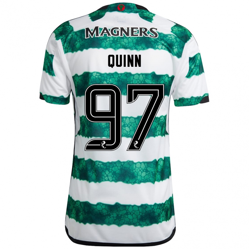 Heren Ben Quinn #97 Groente Thuisshirt Thuistenue 2023/24 T-Shirt