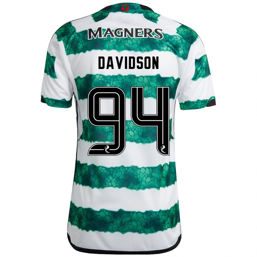 Heren Alasdair Davidson #94 Groente Thuisshirt Thuistenue 2023/24 T-Shirt