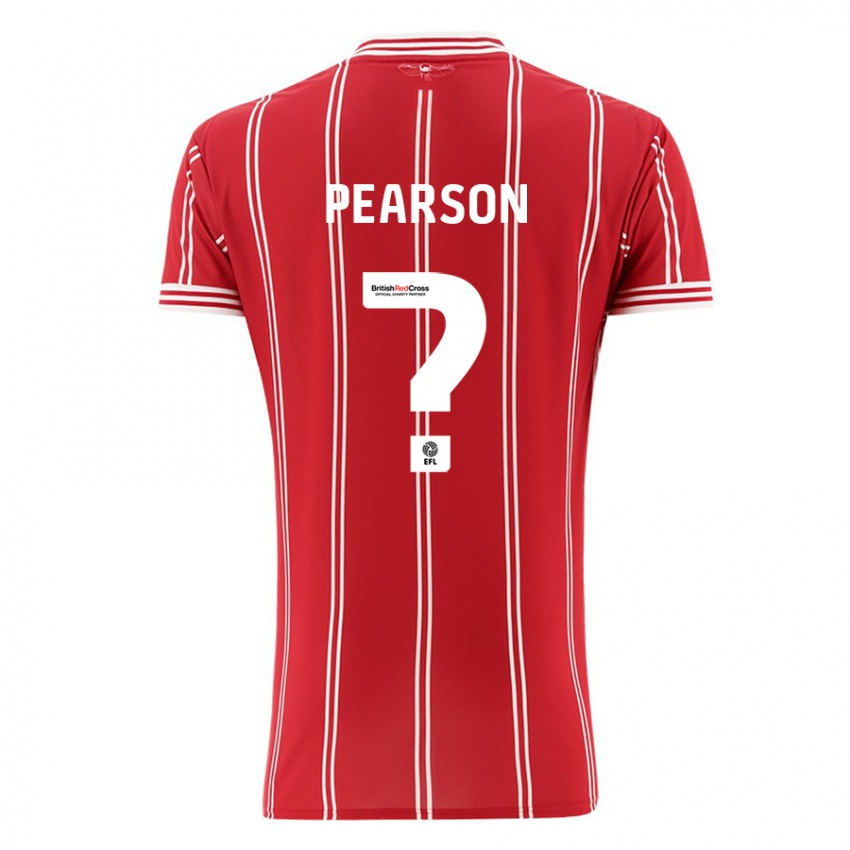 Heren Sam Pearson #0 Rood Thuisshirt Thuistenue 2023/24 T-Shirt