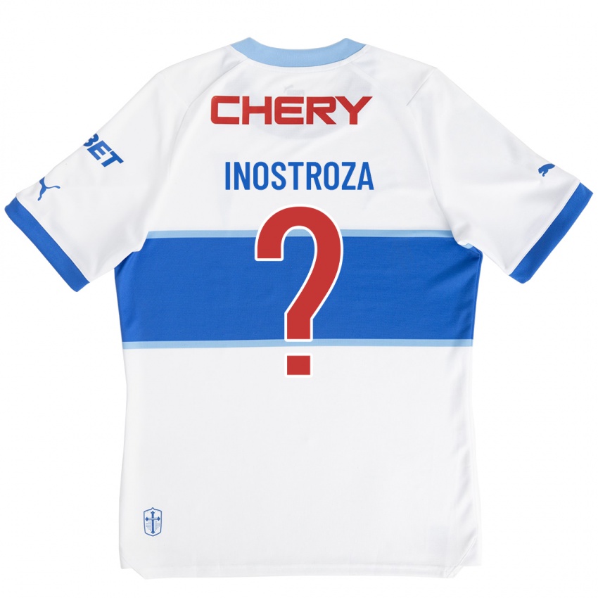 Heren Fernando Inostroza #0 Wit Thuisshirt Thuistenue 2023/24 T-Shirt