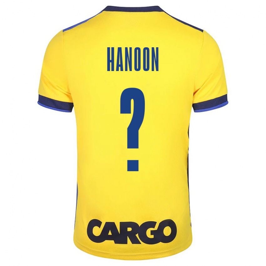 Heren Agam Hanoon #0 Geel Thuisshirt Thuistenue 2023/24 T-Shirt