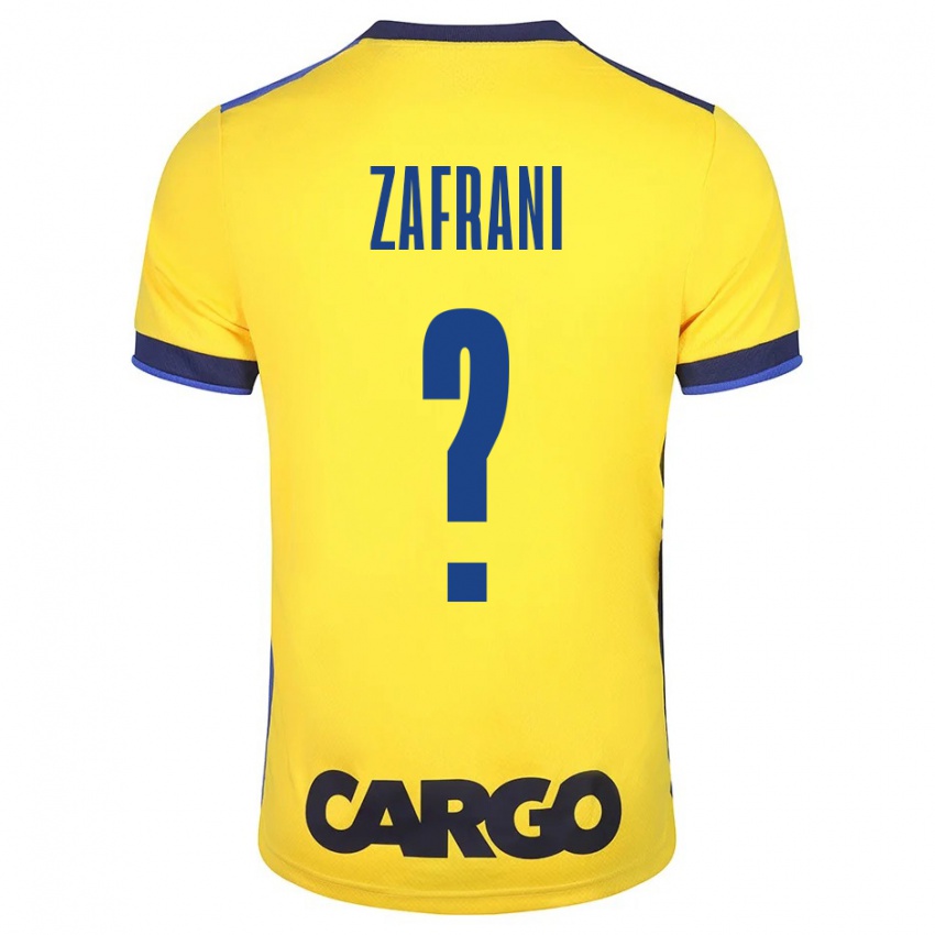 Heren Itay Zafrani #0 Geel Thuisshirt Thuistenue 2023/24 T-Shirt