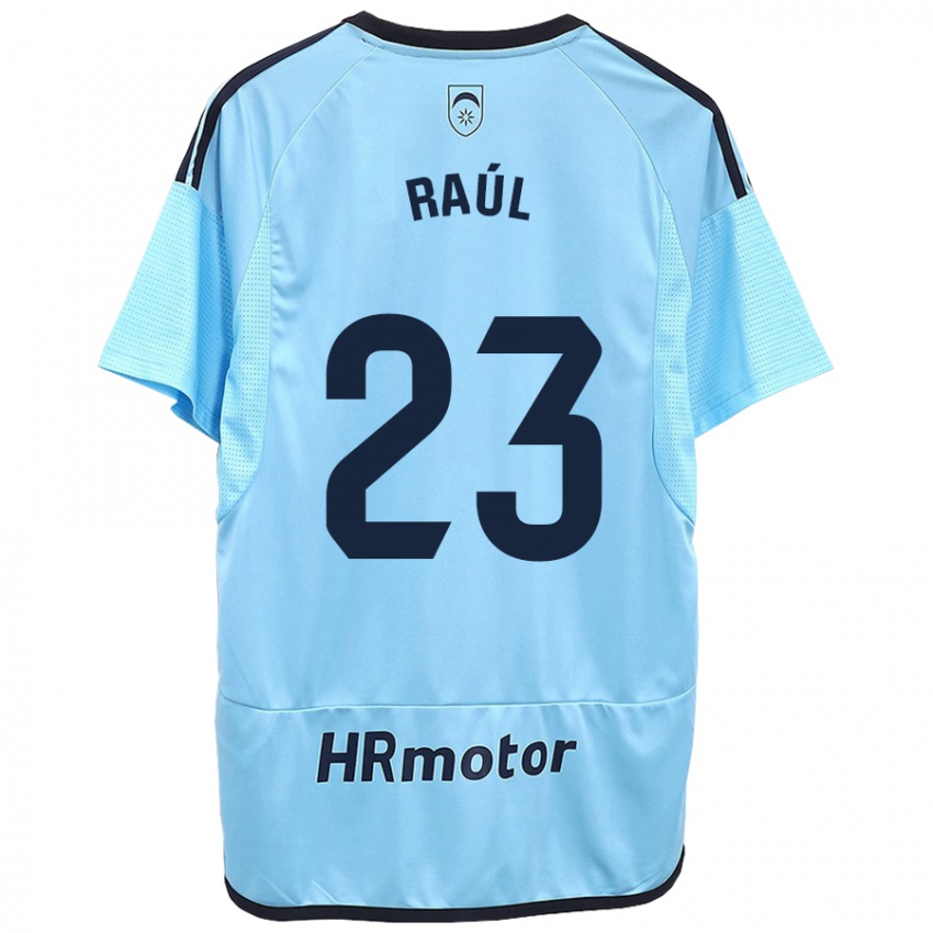 Heren Raúl García #23 Blauw Uitshirt Uittenue 2023/24 T-Shirt