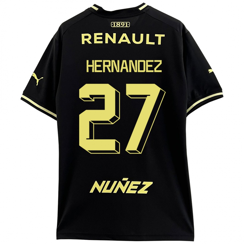 Heren Lucas Hernández #27 Zwart Uitshirt Uittenue 2023/24 T-Shirt