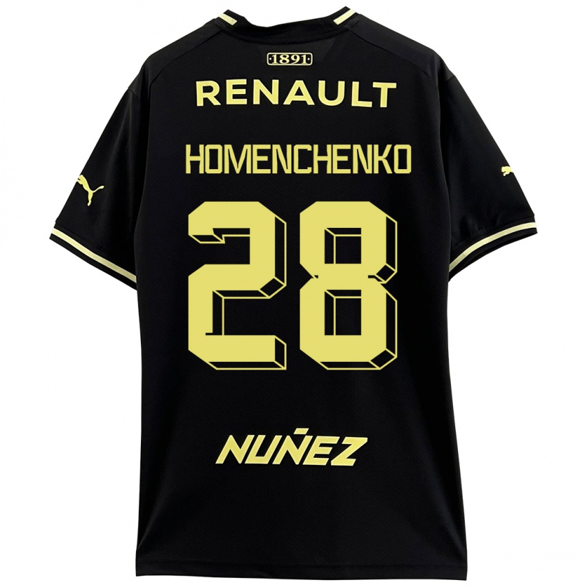 Heren Santiago Homenchenko #28 Zwart Uitshirt Uittenue 2023/24 T-Shirt