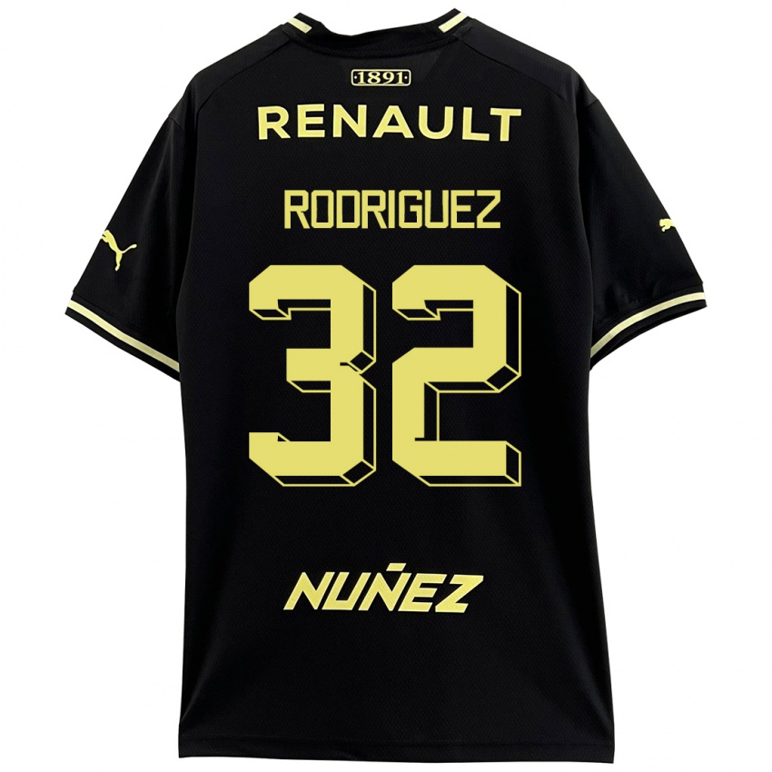 Heren Randall Rodríguez #32 Zwart Uitshirt Uittenue 2023/24 T-Shirt