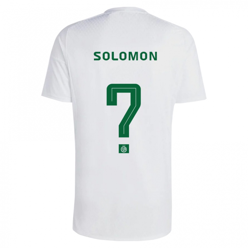 Heren Itay Solomon #0 Groen Blauw Uitshirt Uittenue 2023/24 T-Shirt