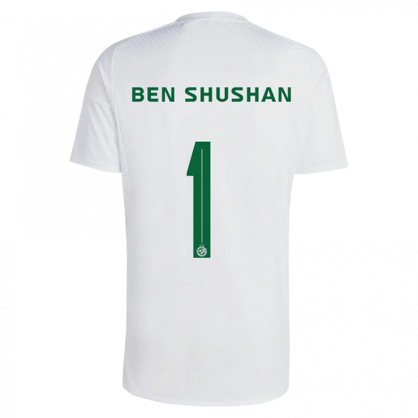 Heren Ori Ben Shushan #1 Groen Blauw Uitshirt Uittenue 2023/24 T-Shirt
