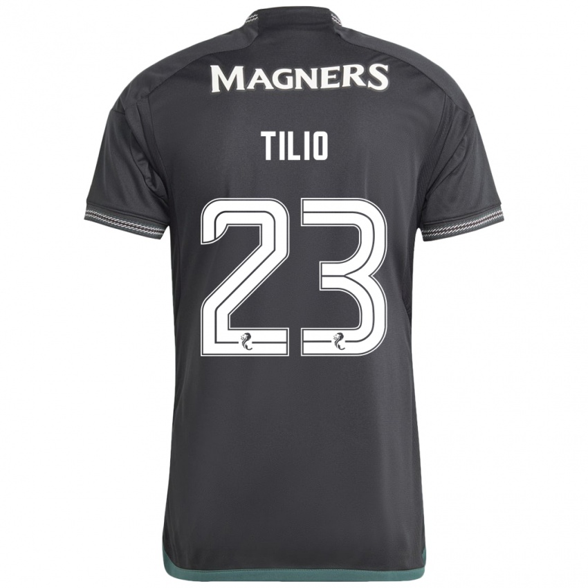 Heren Marco Tilio #23 Zwart Uitshirt Uittenue 2023/24 T-Shirt