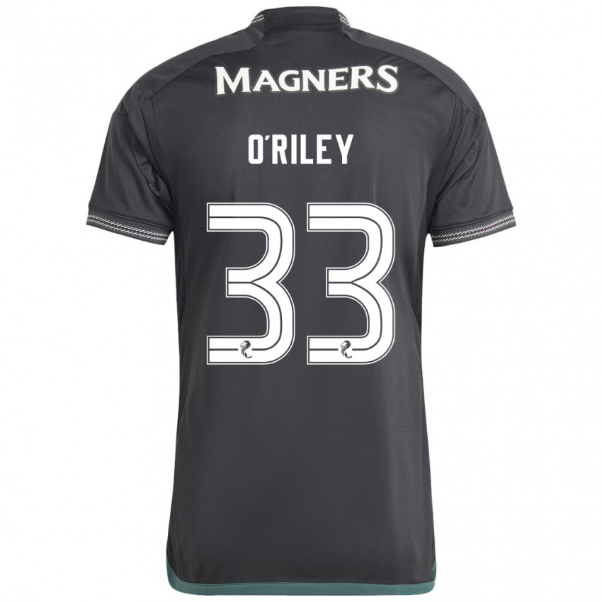 Heren Matt O'riley #33 Zwart Uitshirt Uittenue 2023/24 T-Shirt