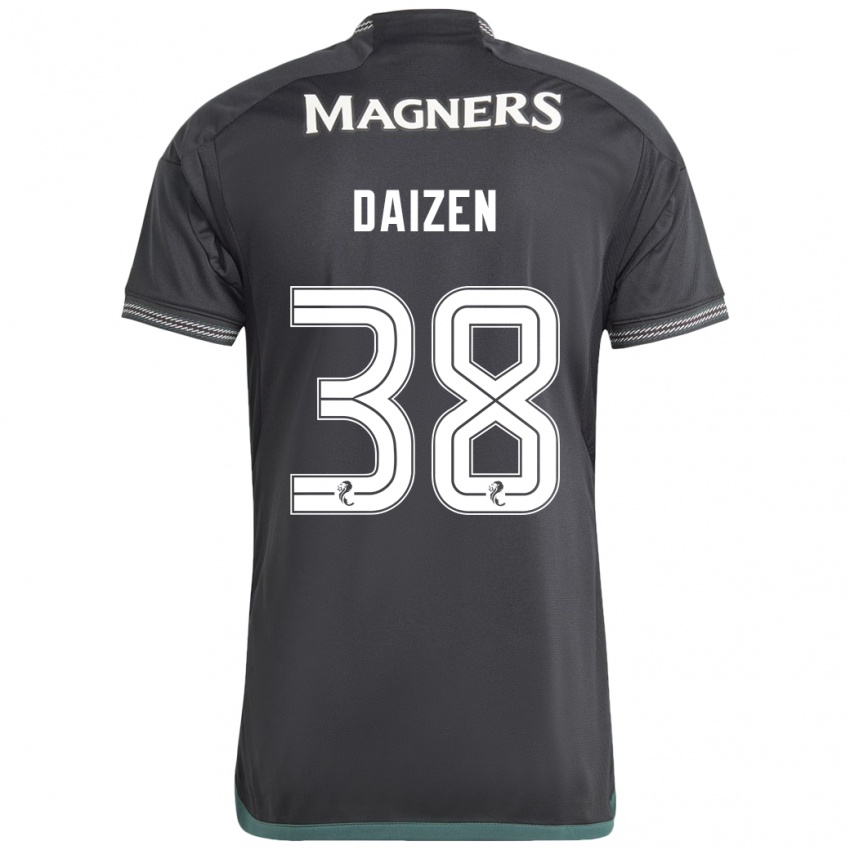 Heren Daizen Maeda #38 Zwart Uitshirt Uittenue 2023/24 T-Shirt
