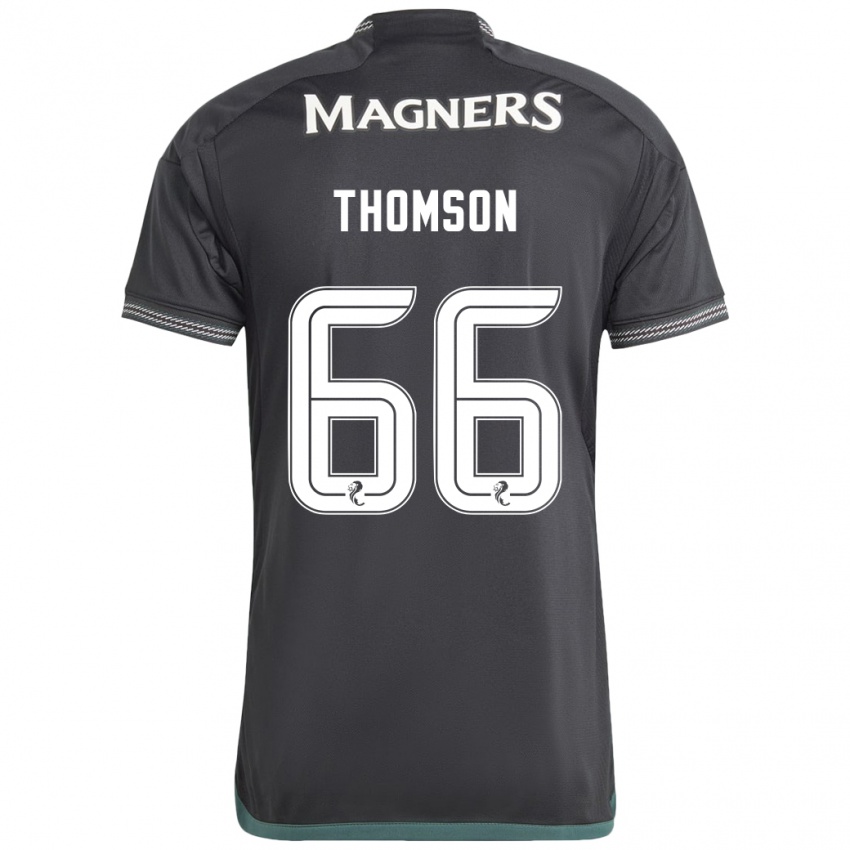 Heren Corey Thomson #66 Zwart Uitshirt Uittenue 2023/24 T-Shirt