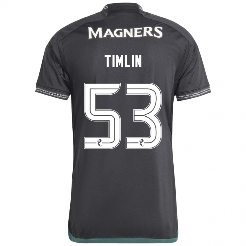 Heren Sophie Timlin #53 Zwart Uitshirt Uittenue 2023/24 T-Shirt