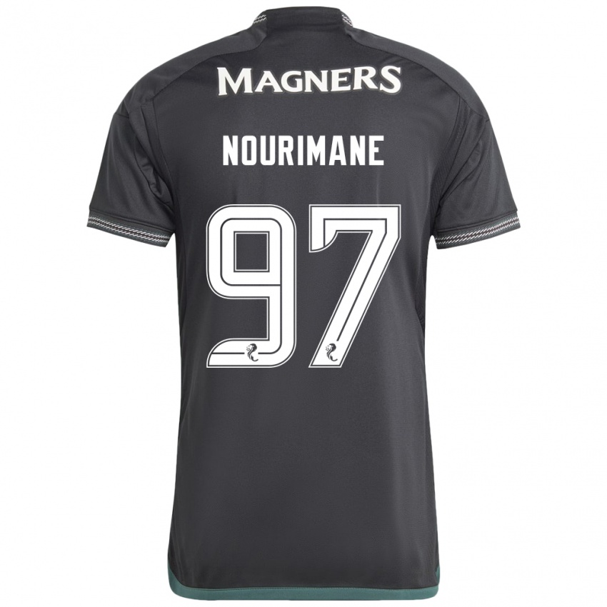 Heren Addi Nourimane #97 Zwart Uitshirt Uittenue 2023/24 T-Shirt