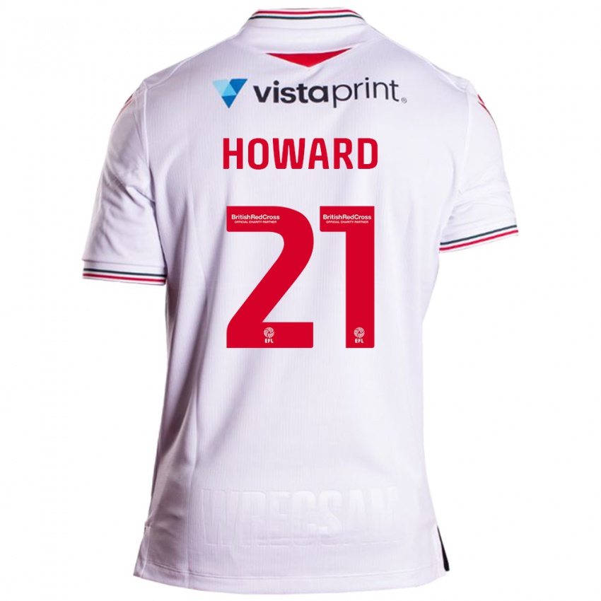 Heren Mark Howard #21 Wit Uitshirt Uittenue 2023/24 T-Shirt