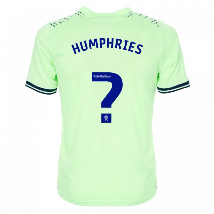Heren Evan Humphries #0 Marine Uitshirt Uittenue 2023/24 T-Shirt