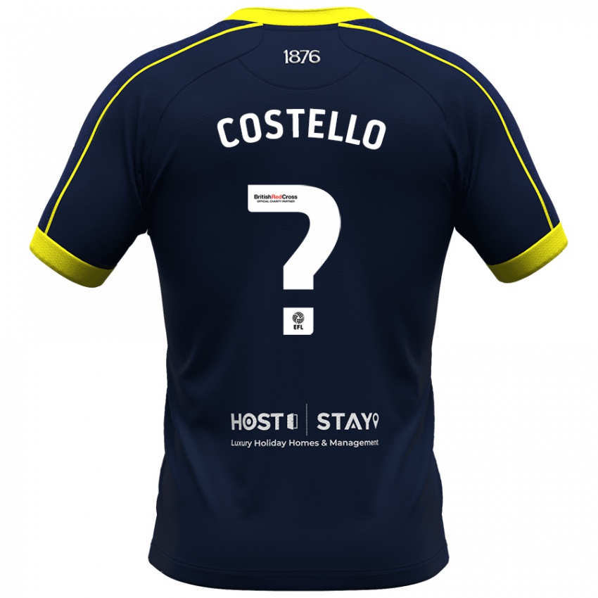 Heren Jd Costello #0 Marine Uitshirt Uittenue 2023/24 T-Shirt