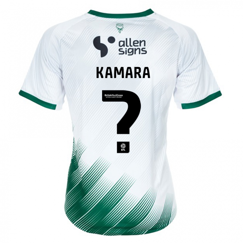 Heren Mj Kamara #0 Wit Uitshirt Uittenue 2023/24 T-Shirt