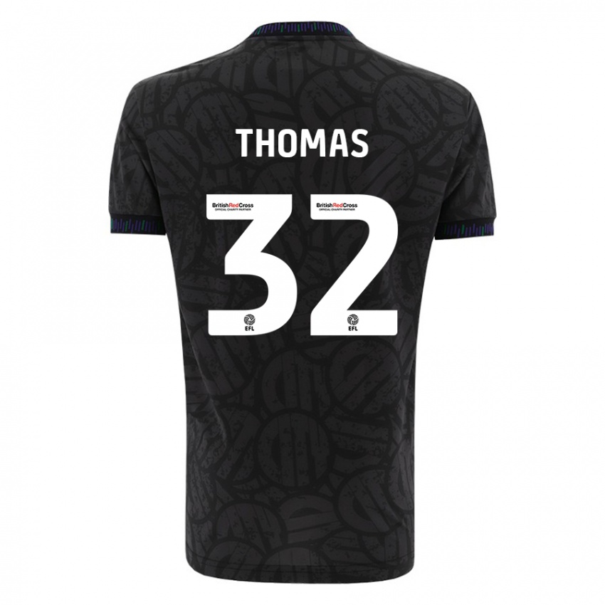 Heren Lewis Thomas #32 Zwart Uitshirt Uittenue 2023/24 T-Shirt