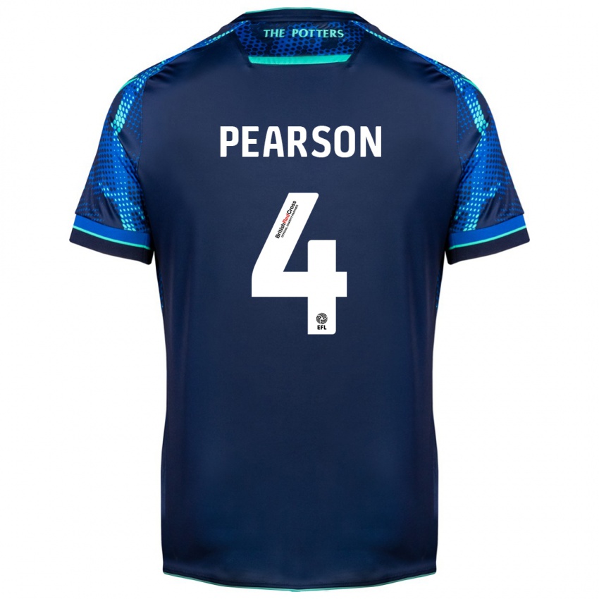 Heren Ben Pearson #4 Marine Uitshirt Uittenue 2023/24 T-Shirt