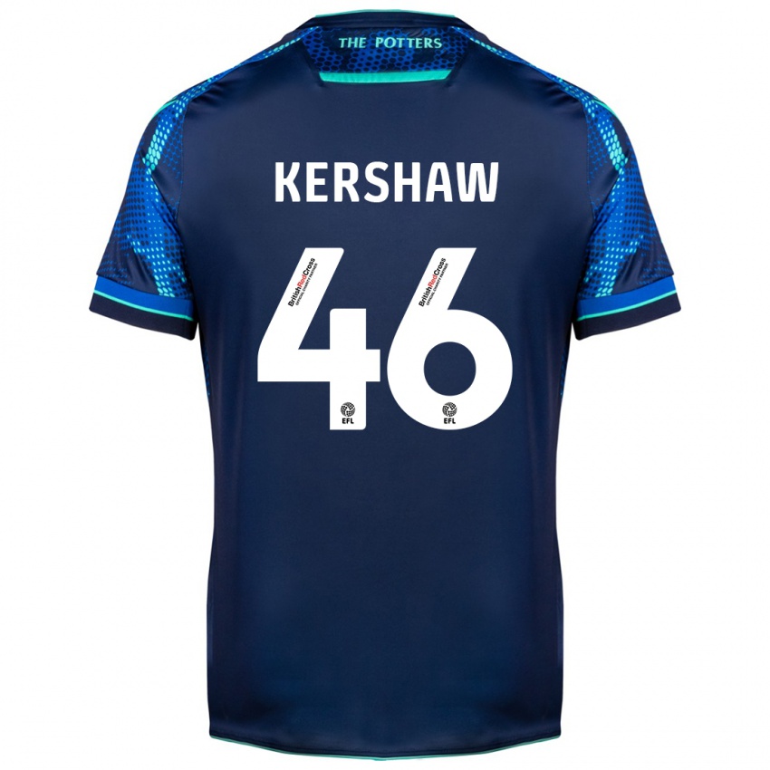 Heren Ben Kershaw #46 Marine Uitshirt Uittenue 2023/24 T-Shirt