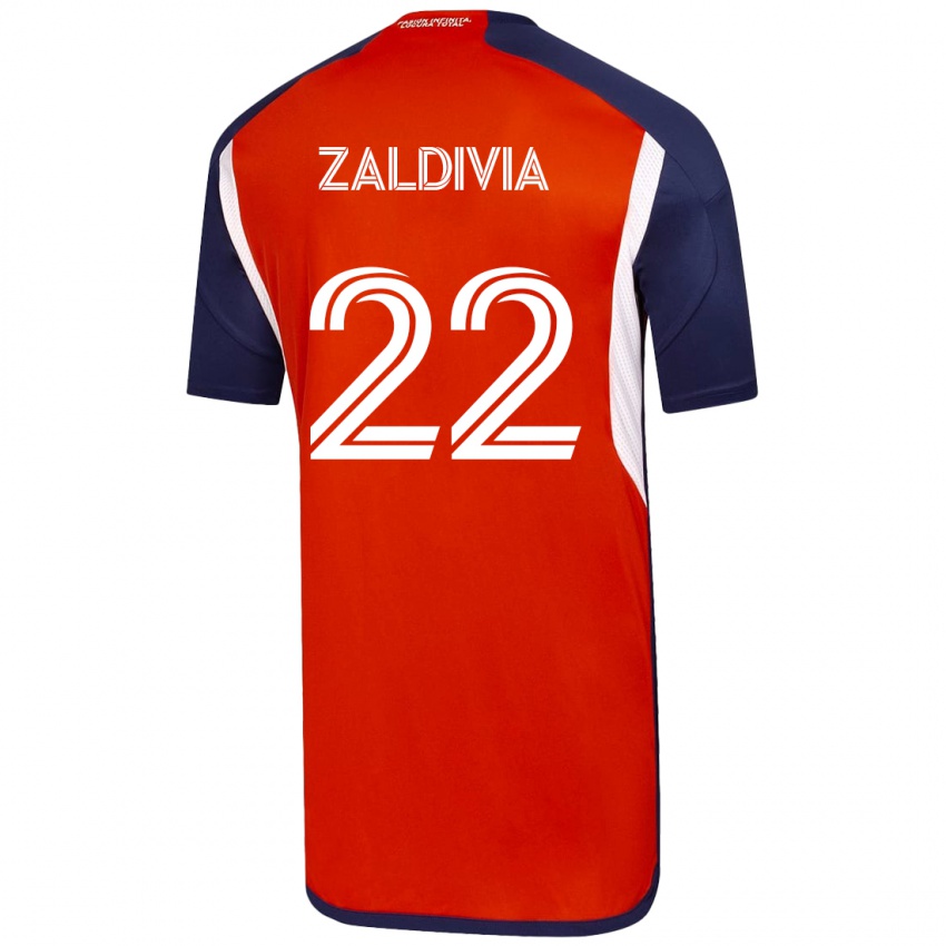 Heren Matías Zaldivia #22 Wit Uitshirt Uittenue 2023/24 T-Shirt
