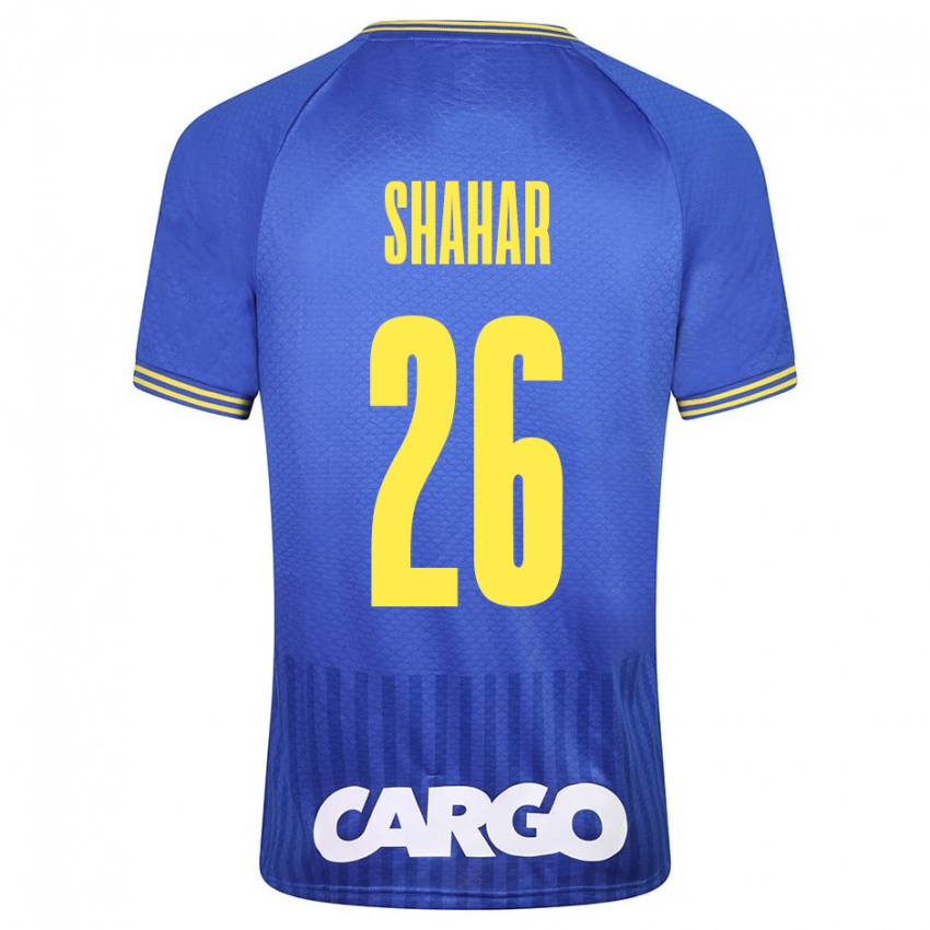 Heren Ido Shahar #26 Blauw Uitshirt Uittenue 2023/24 T-Shirt