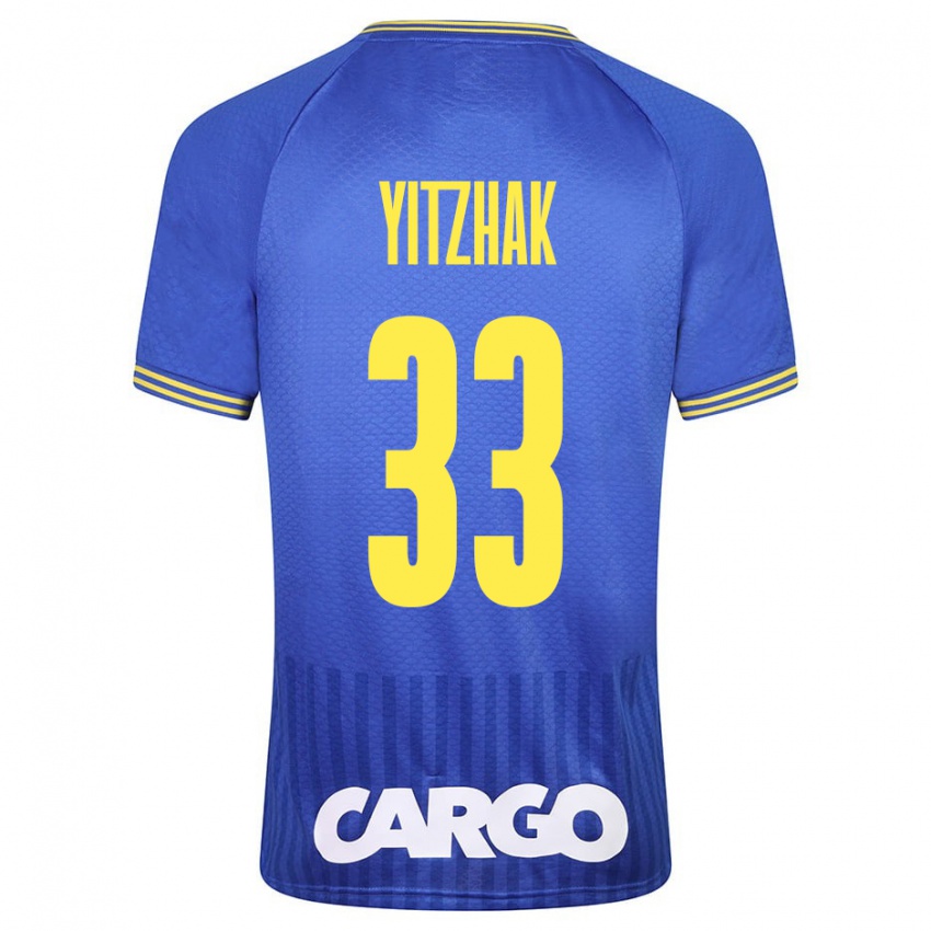 Heren Or Yitzhak #33 Blauw Uitshirt Uittenue 2023/24 T-Shirt