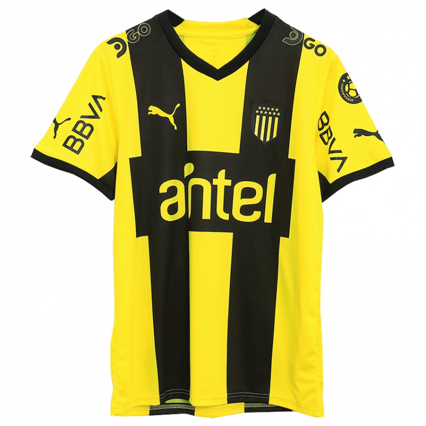 Dames Joaquín Ferreira #4 Geel Zwart Thuisshirt Thuistenue 2023/24 T-Shirt
