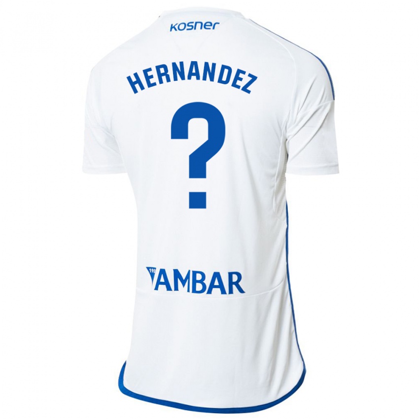 Dames Diego Hernández #0 Wit Thuisshirt Thuistenue 2023/24 T-Shirt