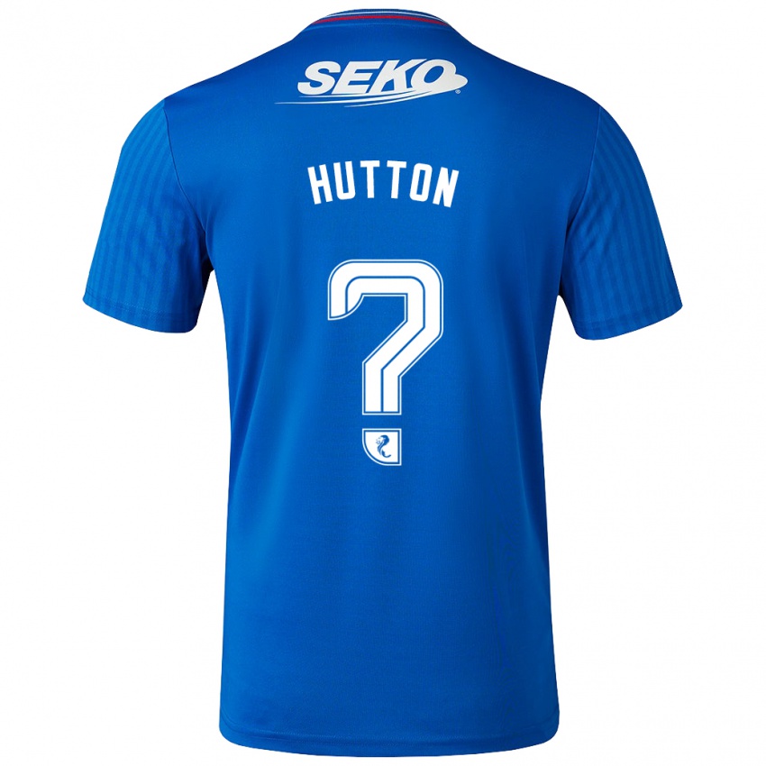 Dames Zander Hutton #0 Blauw Thuisshirt Thuistenue 2023/24 T-Shirt