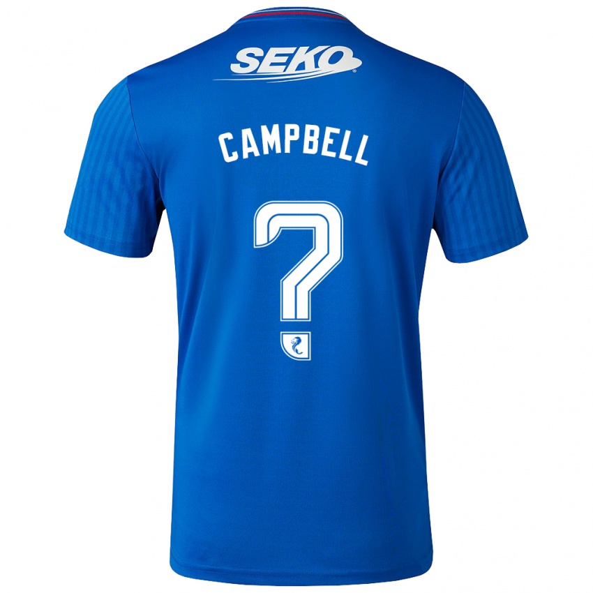 Dames Connor Campbell #0 Blauw Thuisshirt Thuistenue 2023/24 T-Shirt