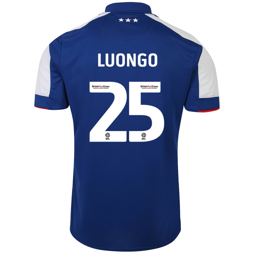Dames Massimo Luongo #25 Blauw Thuisshirt Thuistenue 2023/24 T-Shirt