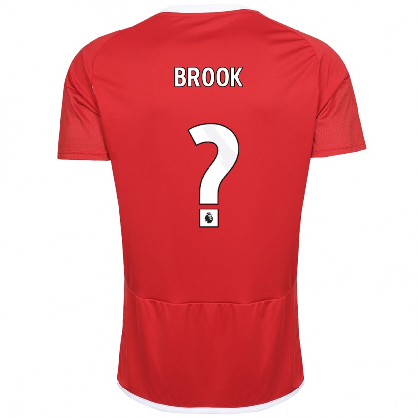 Dames Will Brook #0 Rood Thuisshirt Thuistenue 2023/24 T-Shirt