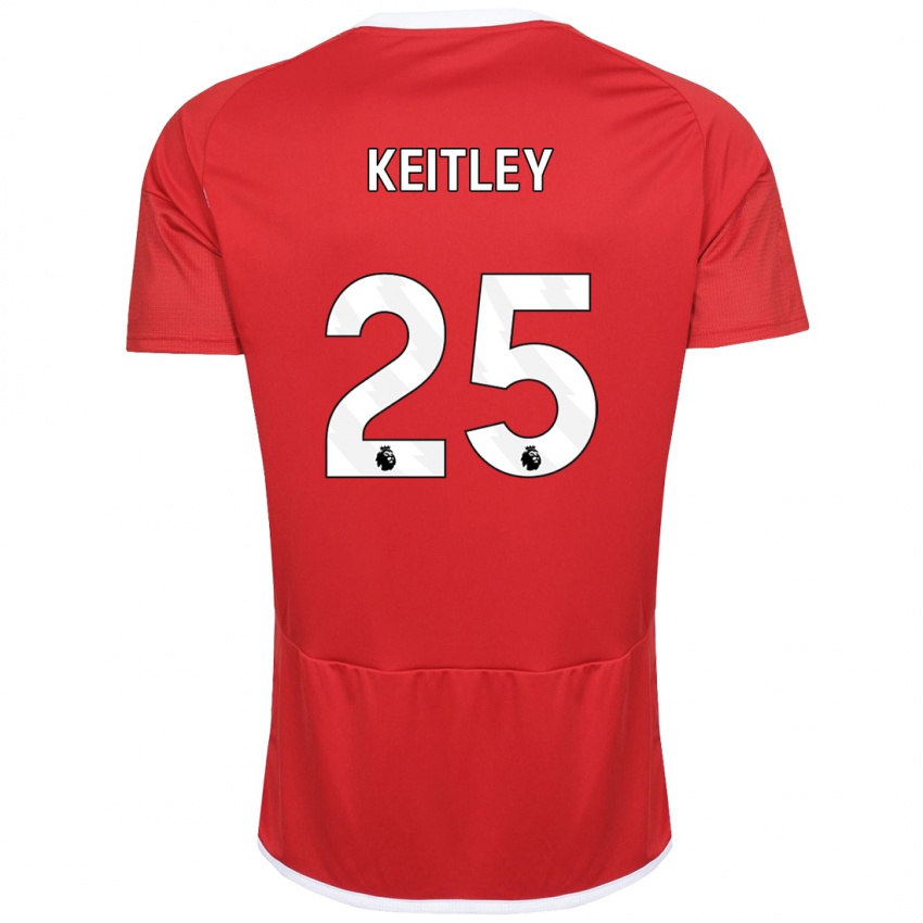 Dames Alice Keitley #25 Rood Thuisshirt Thuistenue 2023/24 T-Shirt