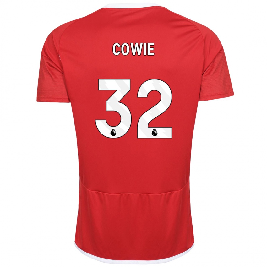 Dames Abi Cowie #32 Rood Thuisshirt Thuistenue 2023/24 T-Shirt