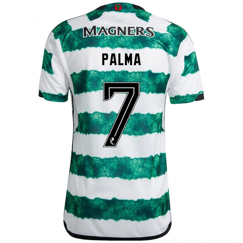 Dames Luis Palma #7 Groente Thuisshirt Thuistenue 2023/24 T-Shirt