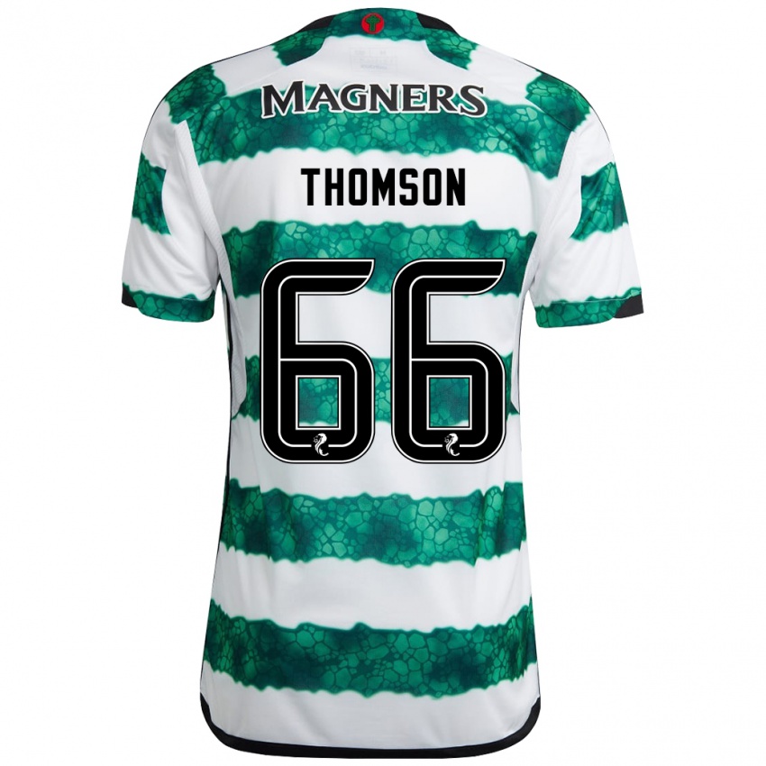 Dames Corey Thomson #66 Groente Thuisshirt Thuistenue 2023/24 T-Shirt